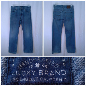 Lucky Brand jeans 14 27x27 Billy Straight Distress